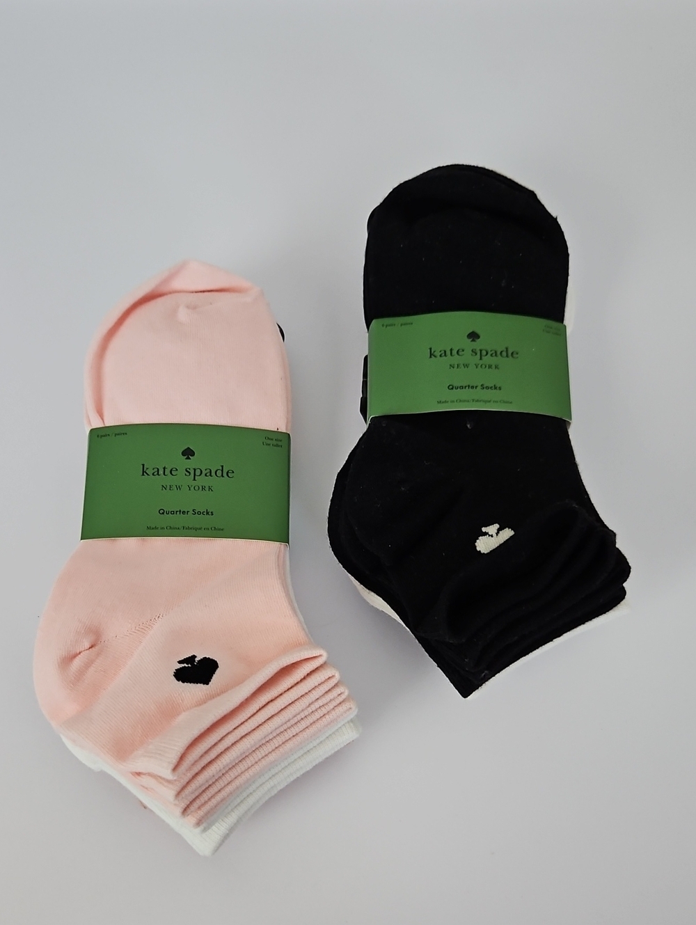 Kate Spade NY 3pk Quarter Socks - Choose 1 Set
